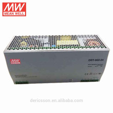 Meanwell 960W Din Rail Alimentation 24vdc 40a avec UL CE CE 3 ans de garantie DRT-960